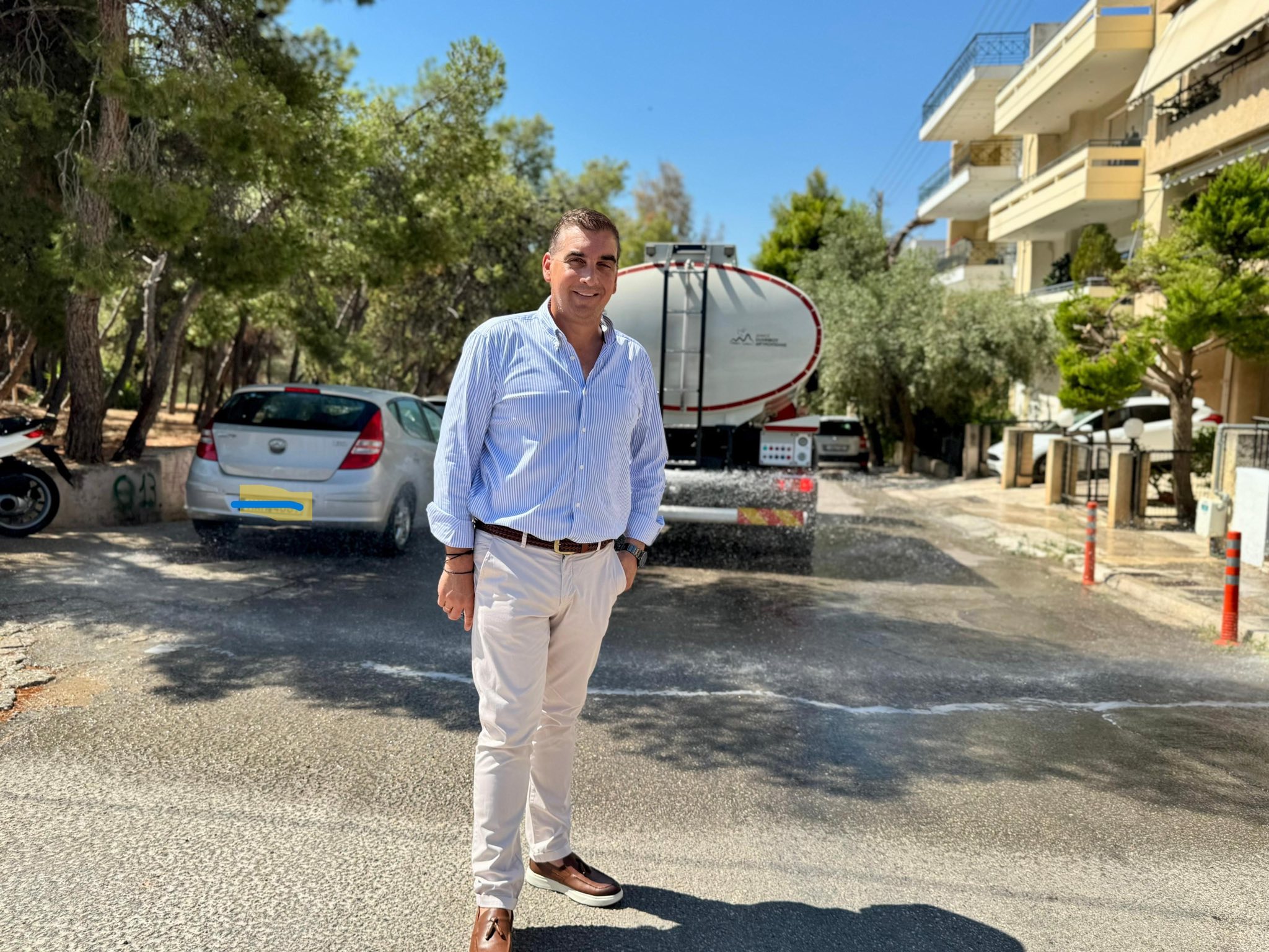 Γ. Κωνσταντάτος: Δροσίζουμε τις περιοχές, φτιάχνουμε μικροκλίμα ανακούφισης