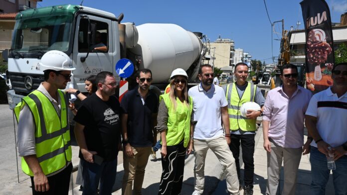 Ο Ν. Φαρμάκης επιθεωρεί τα έργα επέκτασης δικτύου φυσικού αερίου στον Πύργο