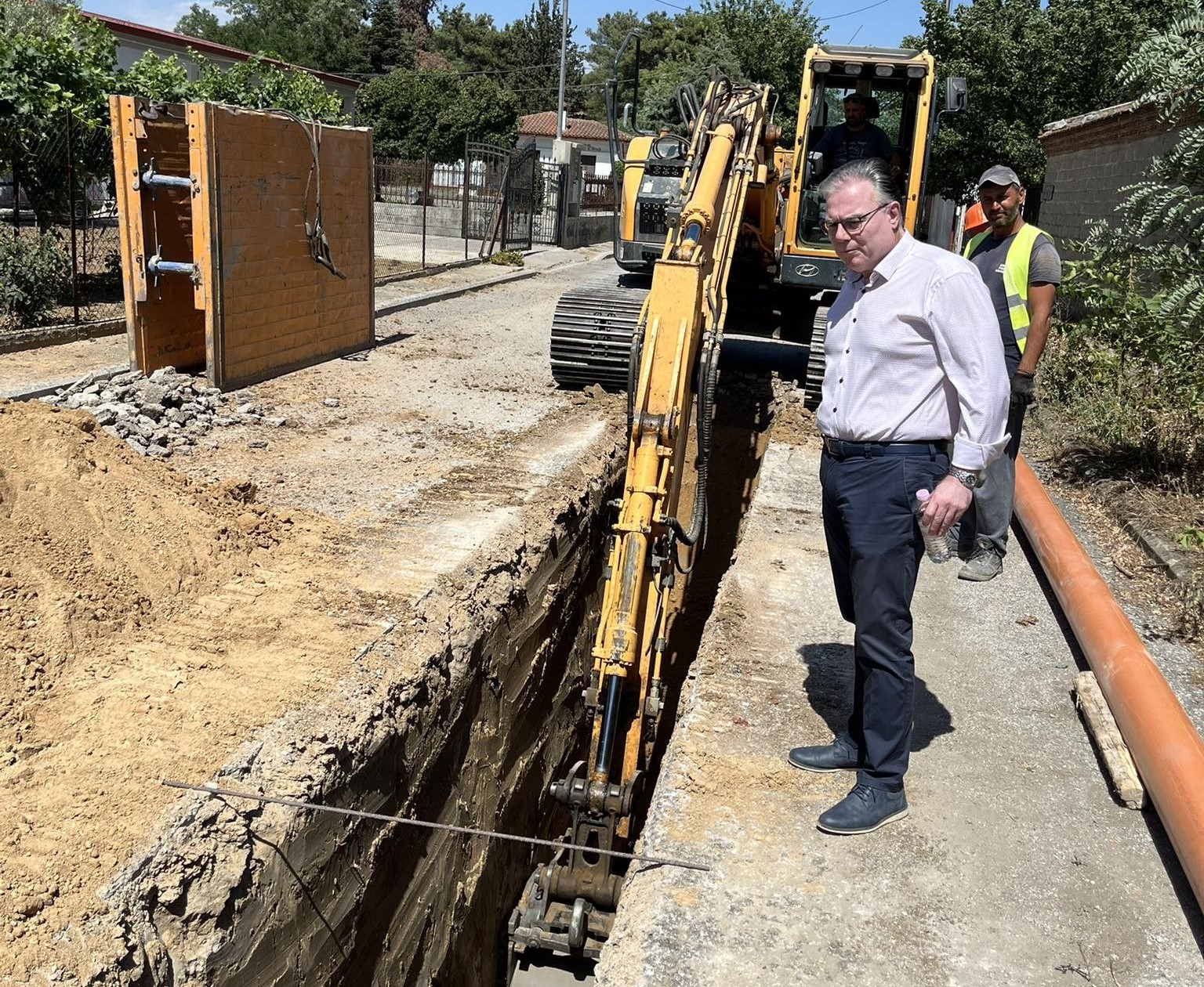 Δ. Χαλκηδόνος: Άρχισε και το αποχετευτικό σύστημα Αγχίαλου