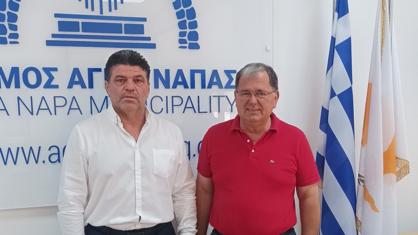 Ο Δήμαρχος Λίμνης Πλαστήρα στην Αγία Νάπα – Υποσχόμενη συνεργασία με προοπτικές