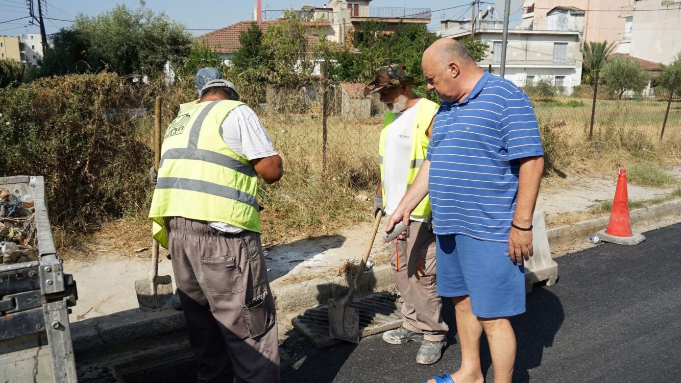 Κλιμάκιο του Δήμου Βόλου σε έργα αποκατάστασης και αναβάθμισης της καθημερινότητας