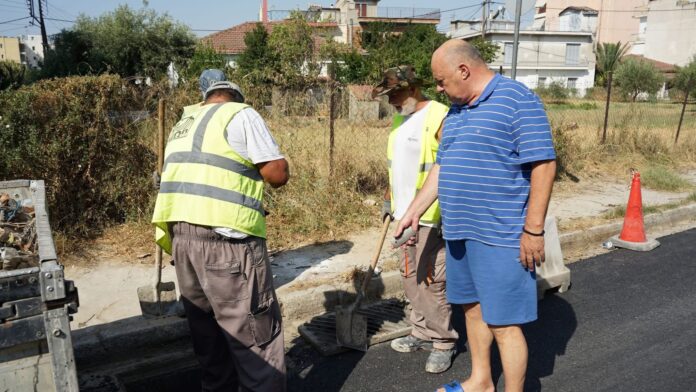 Κλιμάκιο του Δήμου Βόλου σε έργα αποκατάστασης και αναβάθμισης της καθημερινότητας