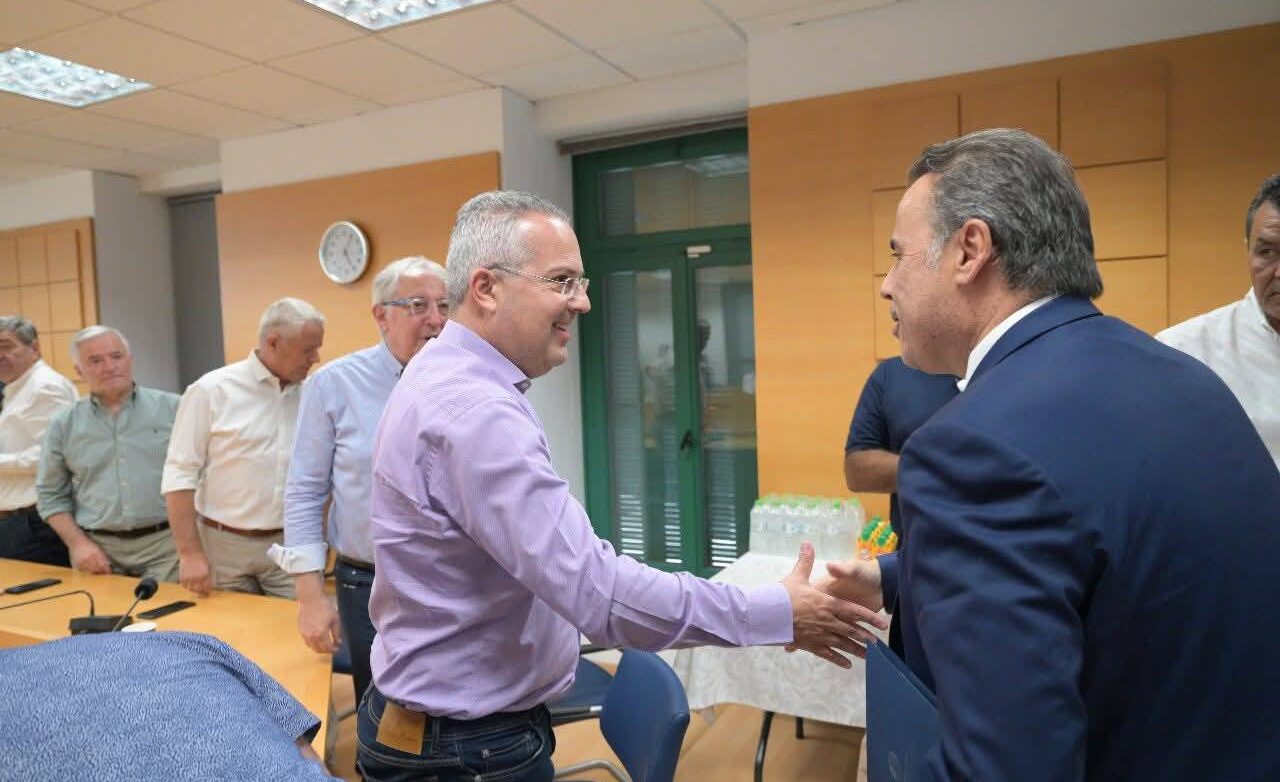 Ο Πρόεδρος του Ι.Τ.Α στη σύσκεψη της πολιτικής ηγεσίας του ΥΠΕΝ με την ΠΕΔΑ