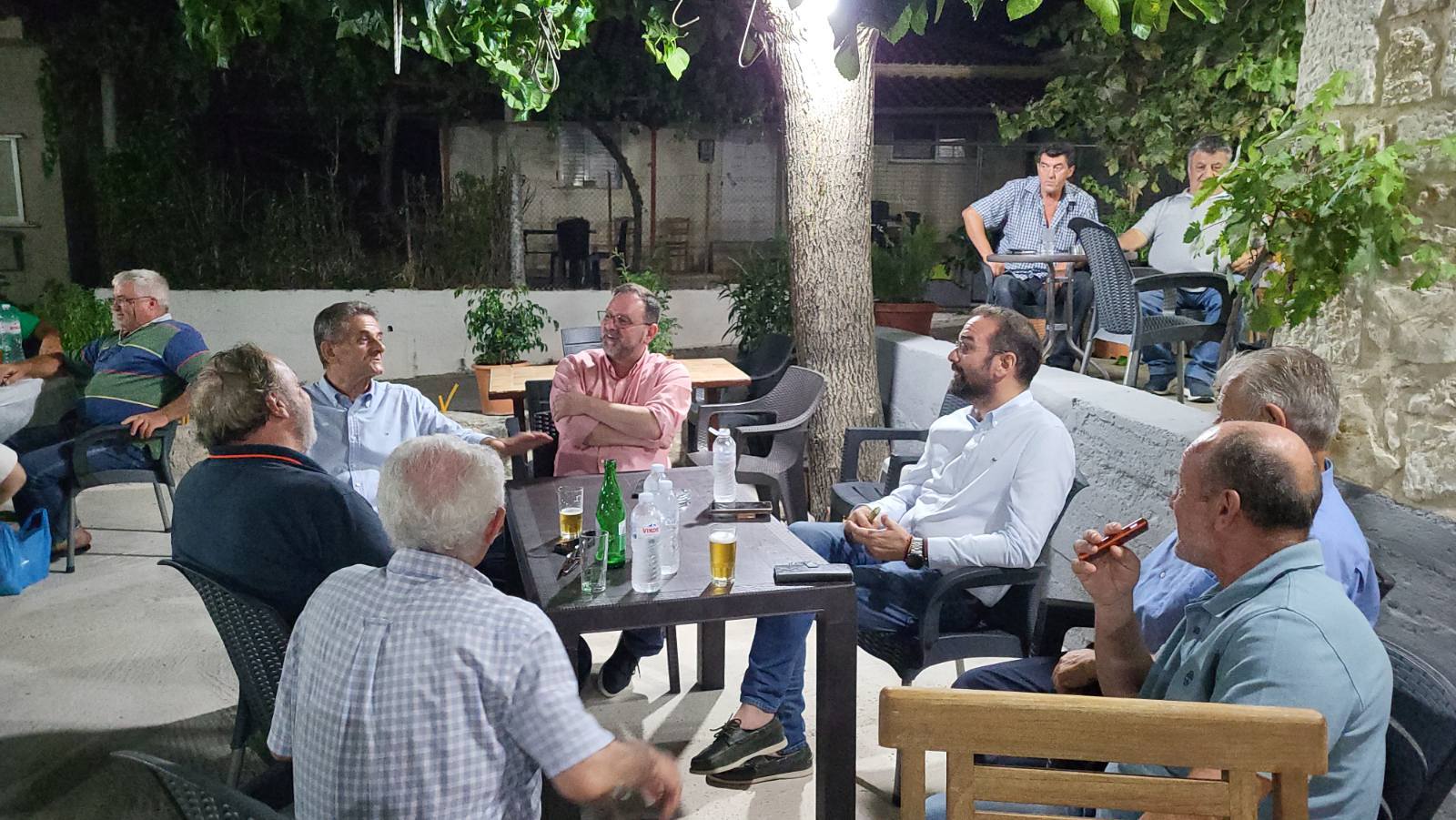 Ο Περιφερειάρχης Νεκτάριος Φαρμάκης επισκέπτεται χωριά του δήμου Πύργου