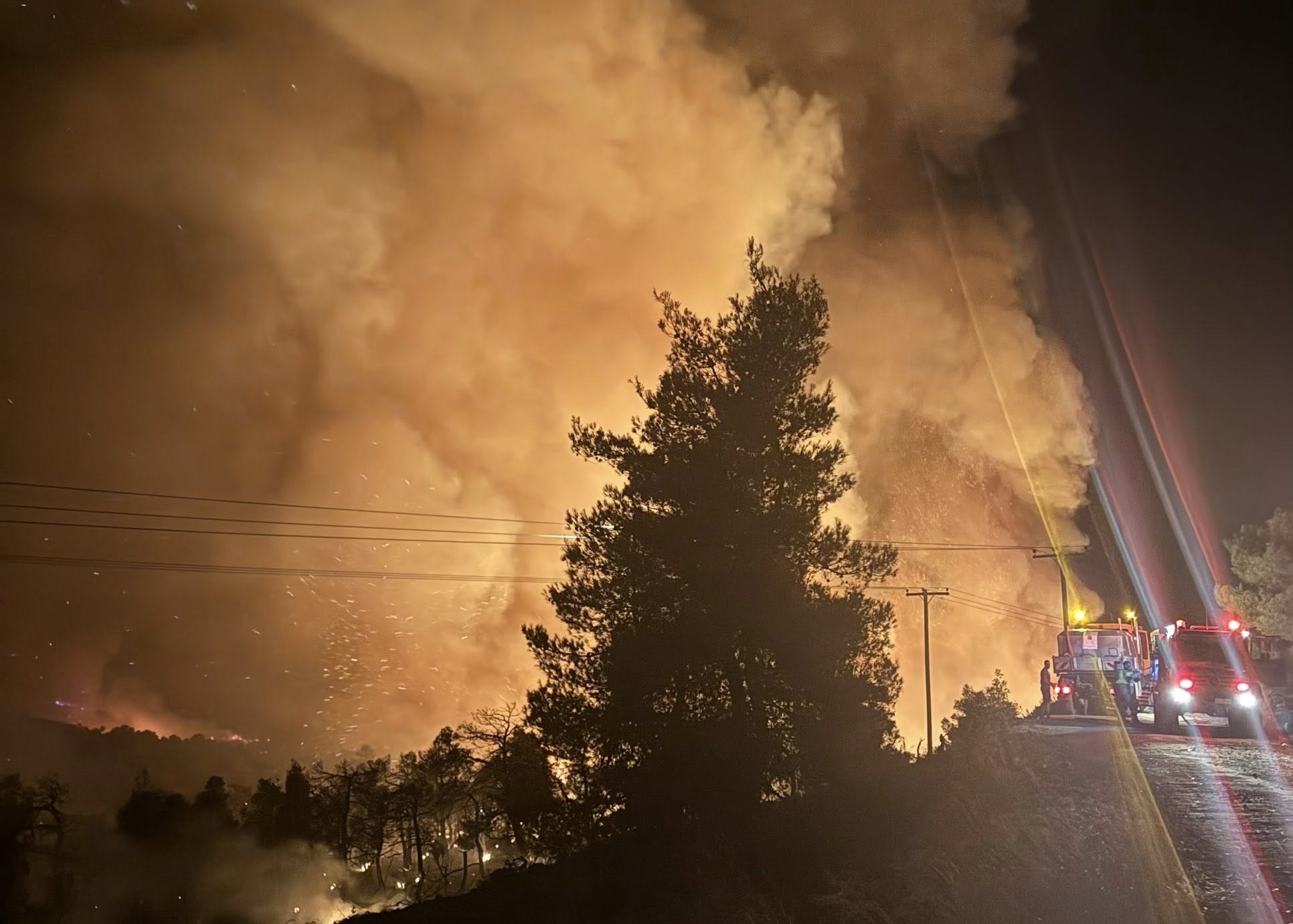 Η θερμή ευγνωμοσύνη του Αντιπεριφερειάρχη Ευβοίας Γ. Κελαϊδίτη προς πυροσβέστες και εθελοντές