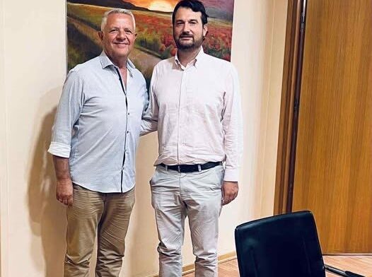 Σύσκεψη του προέδρου του ΣΒΑΠ με τον δήμαρχο Μαρκοπούλου – Μεσογαίας