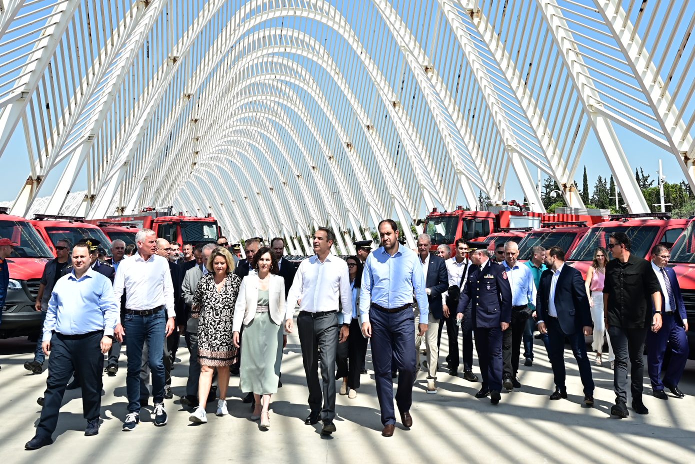 Ο Γιάννης Κεφαλογιάννης και η Επίτροπος Ε.Ε. Χατζά Λαμπιμπ επισκέπτονται το Εκπαιδευτικό Κέντρο Πυροσβεστικής στη Νέα Μάκρη