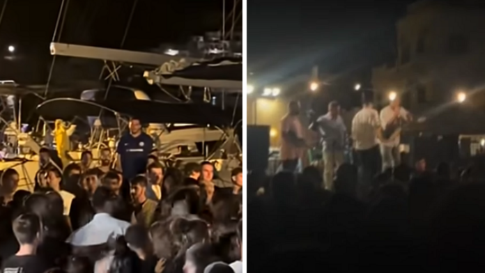 Συμπλοκή στο πανηγύρι στην Αμοργό μετά το «λευτεριά στην Παλαιστίνη»: Μπουκάλι εκτοξεύθηκε στον τραγουδιστή – Δείτε βίντεο