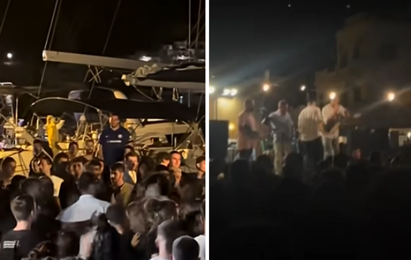 Συμπλοκή στο πανηγύρι στην Αμοργό μετά το «λευτεριά στην Παλαιστίνη»: Μπουκάλι εκτοξεύθηκε στον τραγουδιστή – Δείτε βίντεο