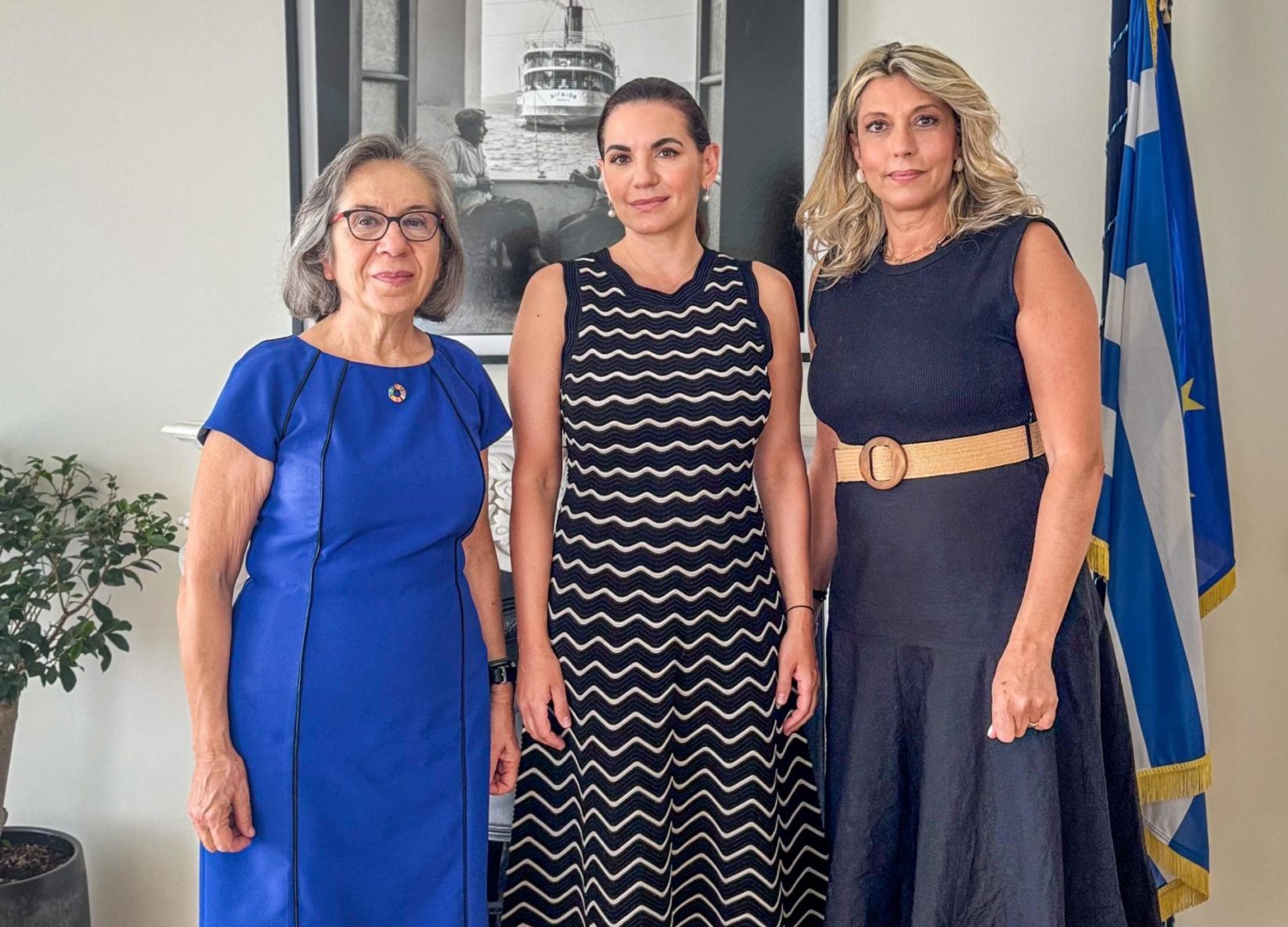 Η Όλγα Κεφαλογιάννη είχε συνάντηση με την επικεφαλής του Ινστιτούτου Οδικής Ασφάλειας «Πάνος Μυλωνάς»