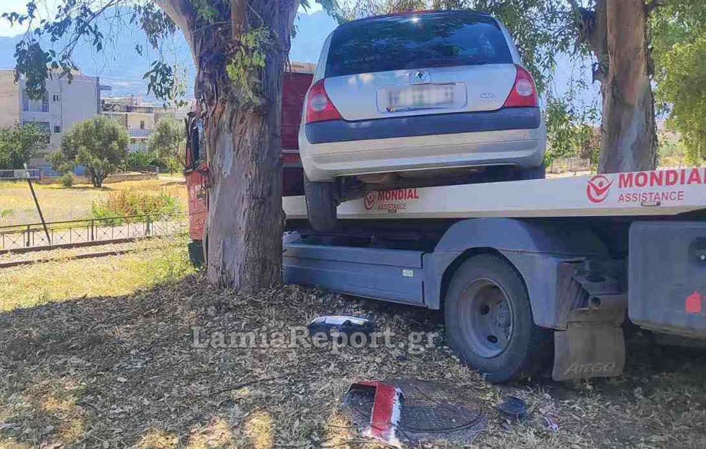 Καταζητείται ο οδηγός που προκάλεσε ατύχημα στη λεωφόρο Καλυβίων στη Λαμία