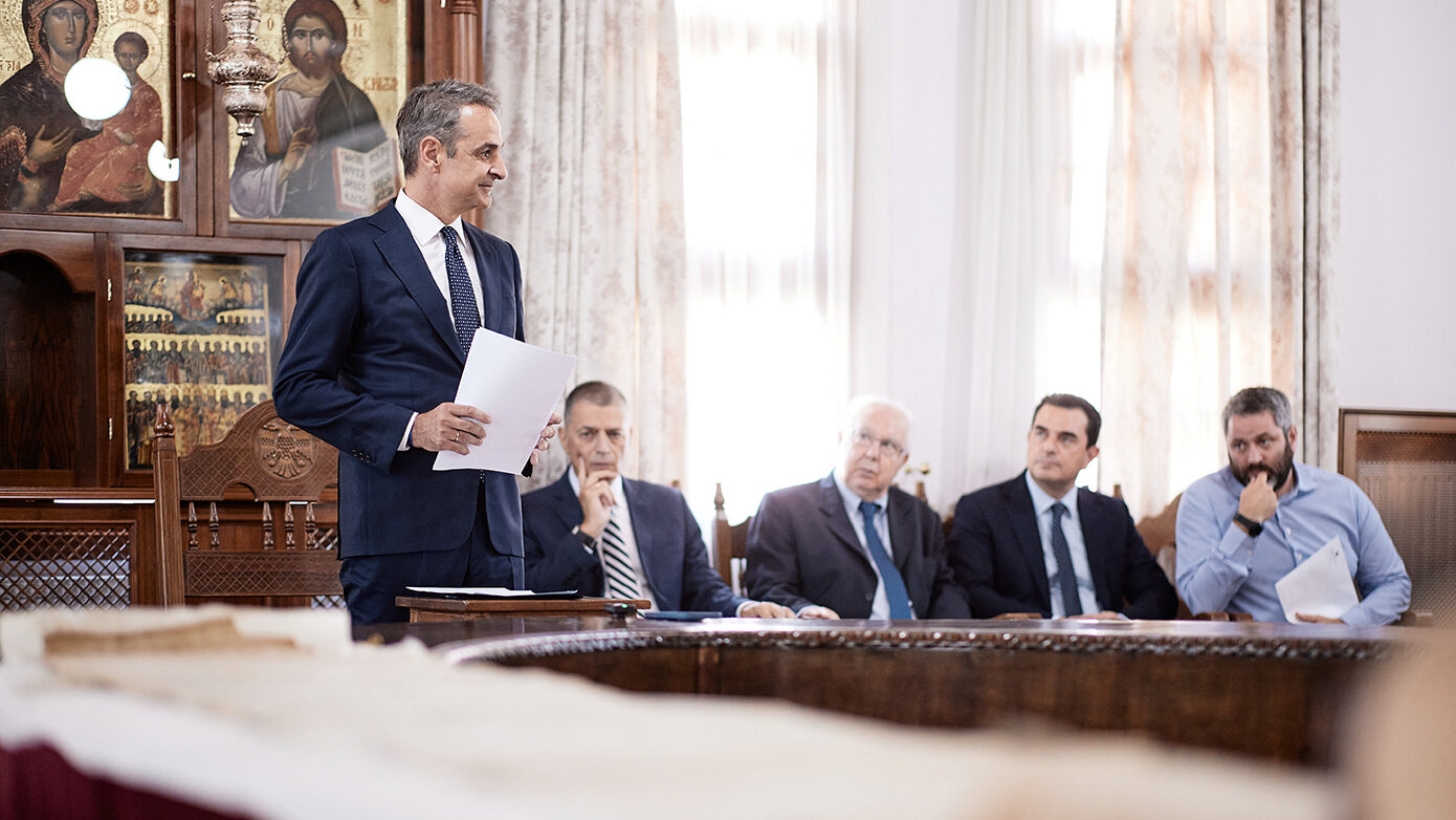 Μητσοτάκης: Θησαυρός με παγκόσμια ακτινοβολία το Άγιο Όρος – Τι αποκάλυψε για τη μονή Αγίας Αικατερίνης του Σινά