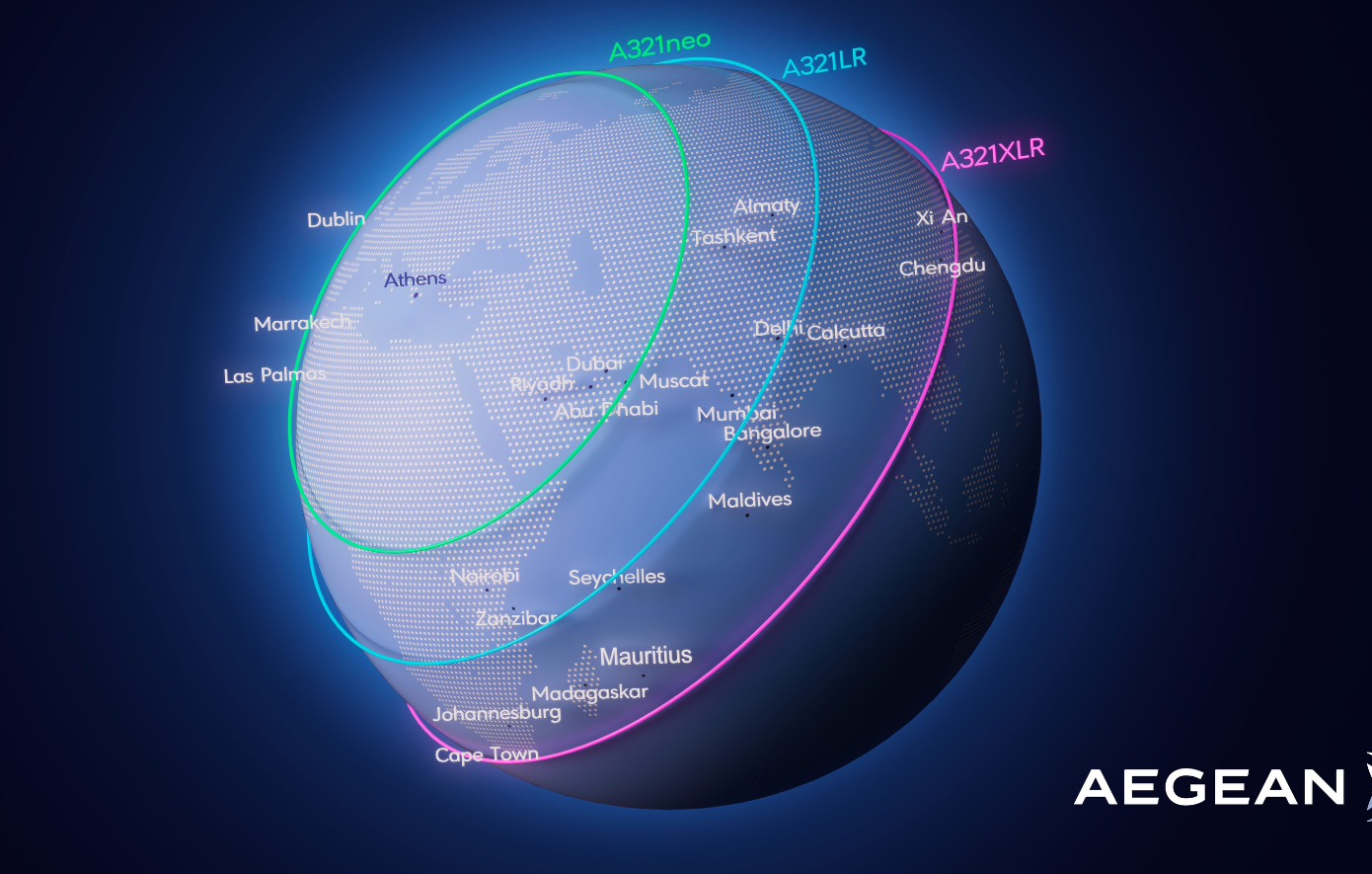 Η AEGEAN επενδύει σε δύο Airbus Α321neo XLR με αυξημένη εμβέλεια και άνεση