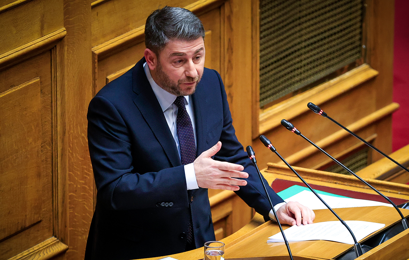 Ο Νίκος Ανδρουλάκης είχε συνάντηση στη Βουλή με τον Μάρτιν Σουλτς