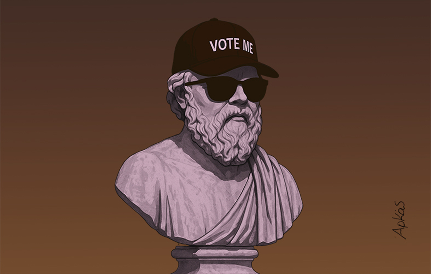 Αρκάς: Η καυστική πολιτική «Καλημέρα» για τα 51 χρόνια της Μεταπολίτευσης