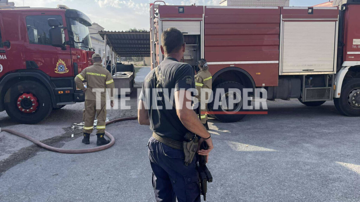 Φωτιά στις φυλακές Βόλου: Τέσσερα άτομα νοσηλεύονται με σοβαρά αναπνευστικά προβλήματα