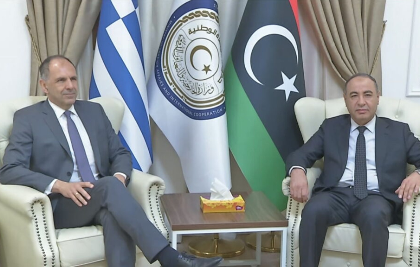 Γιώργος Γεραπετρίτης από Λιβύη: «Όλα τα προβλήματα επιλύονται με διάλογο»