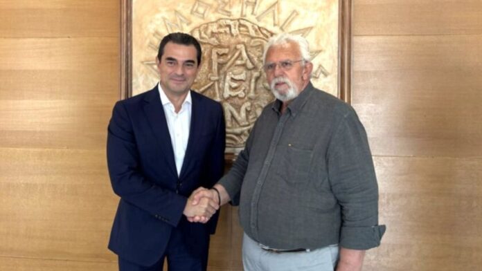 Σύσκεψη Δημάρχου ‘Ηλιδας με τον Βουλευτή Κ. Σκρέκα