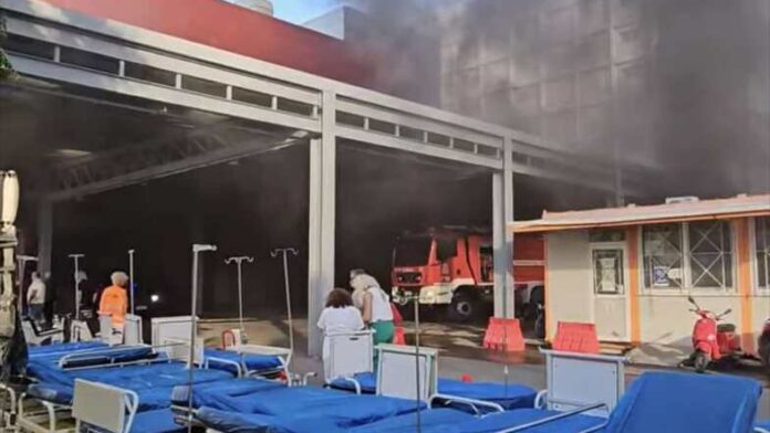 Πάτρα: Πυρκαγιά στο υπόγειο του Νοσοκομείου «Άγιος Ανδρέας»
