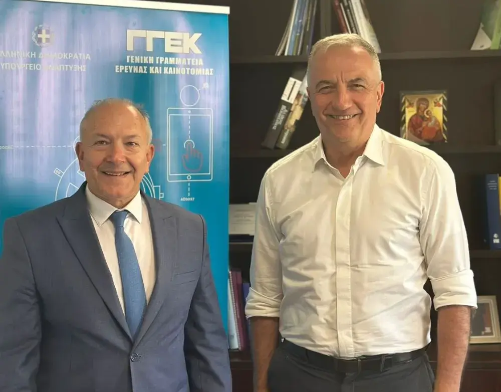 Συνάντηση του Στέφανου Καλαφάτη με τον Στέφανο Γκίκα