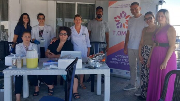 Εμβολιασμός Ρομά παιδιών από το Κέντρο Κοινότητας Κατερίνης