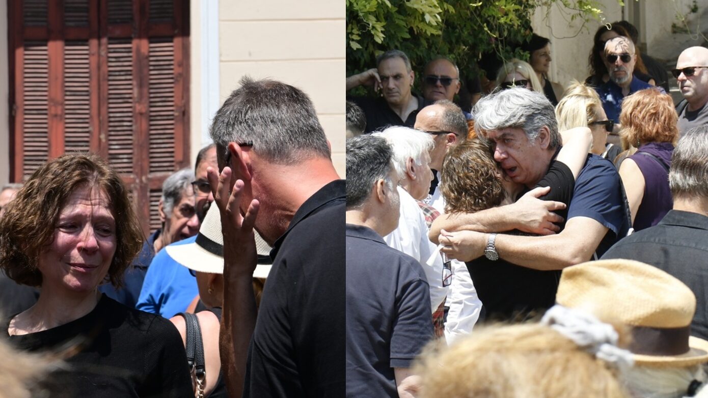 “Λύγισαν Γιώργος Καπουτζίδης, Ράνια Σχίζα και Κώστας Μπερικόπουλος στην αποχαιρετιστήρια τελετή του Γεράσιμου Μιχελή”