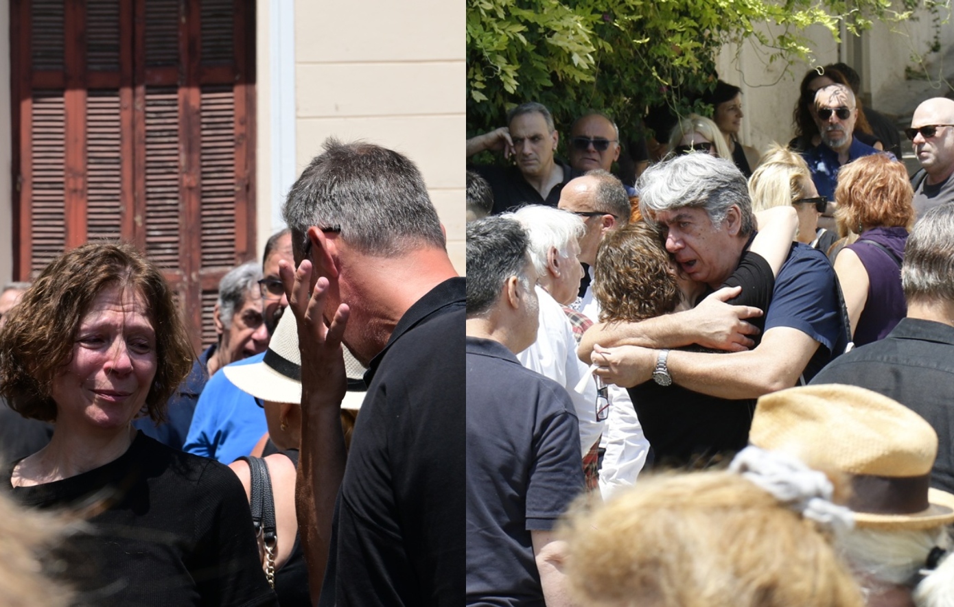 “Λύγισαν Γιώργος Καπουτζίδης, Ράνια Σχίζα και Κώστας Μπερικόπουλος στην αποχαιρετιστήρια τελετή του Γεράσιμου Μιχελή”