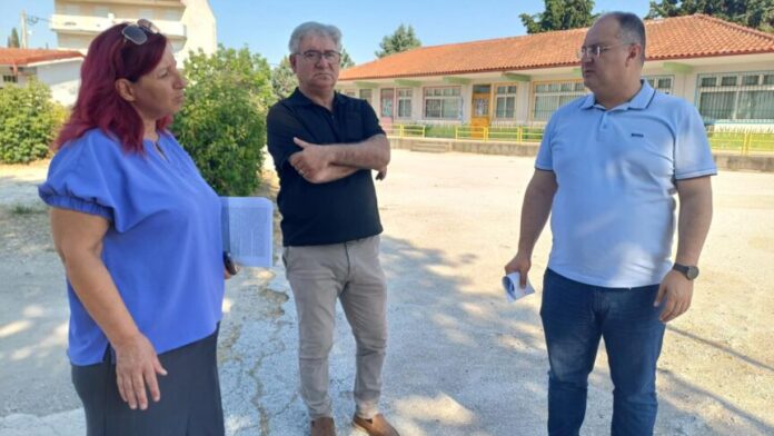 Επίσκεψη Δημάρχου Κιλκίς σε έργα ανακαίνισης σχολικής μονάδας