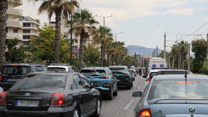 Βραδινές κυκλοφοριακές αλλαγές στη λεωφόρο Ποσειδώνος λόγω έργων