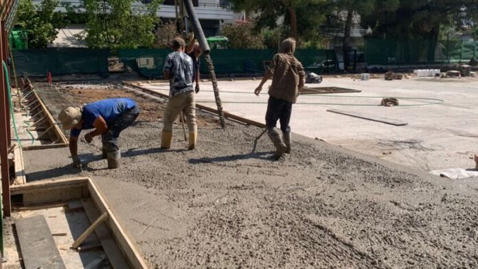 Η κατασκευή του νέου κλειστού Γυμναστηρίου Λυκόβρυσης προχωρά δυναμικά