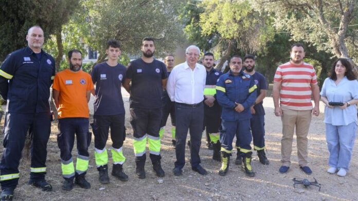 Στήριξη του Δήμου Αμαρουσίου στην πυρκαγιά στο Κρυονέρι