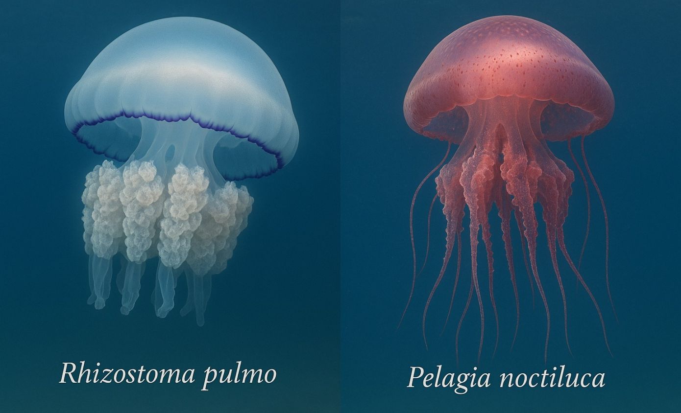 Αυτή είναι η γαλάζια και αυτή η μωβ μέδουσα – Τα μυστικά τους, οι διαφορές και τα τελευταία στοιχεία για τις εμφανίσεις τους