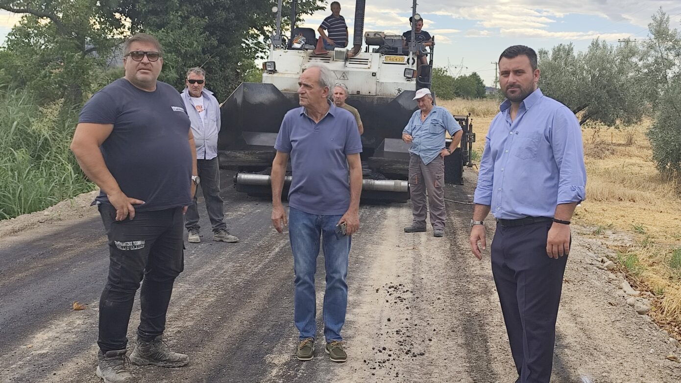 Το πρόγραμμα αγροτικής οδοποιίας στον Δήμο Μετεώρων προχωρά δυναμικά