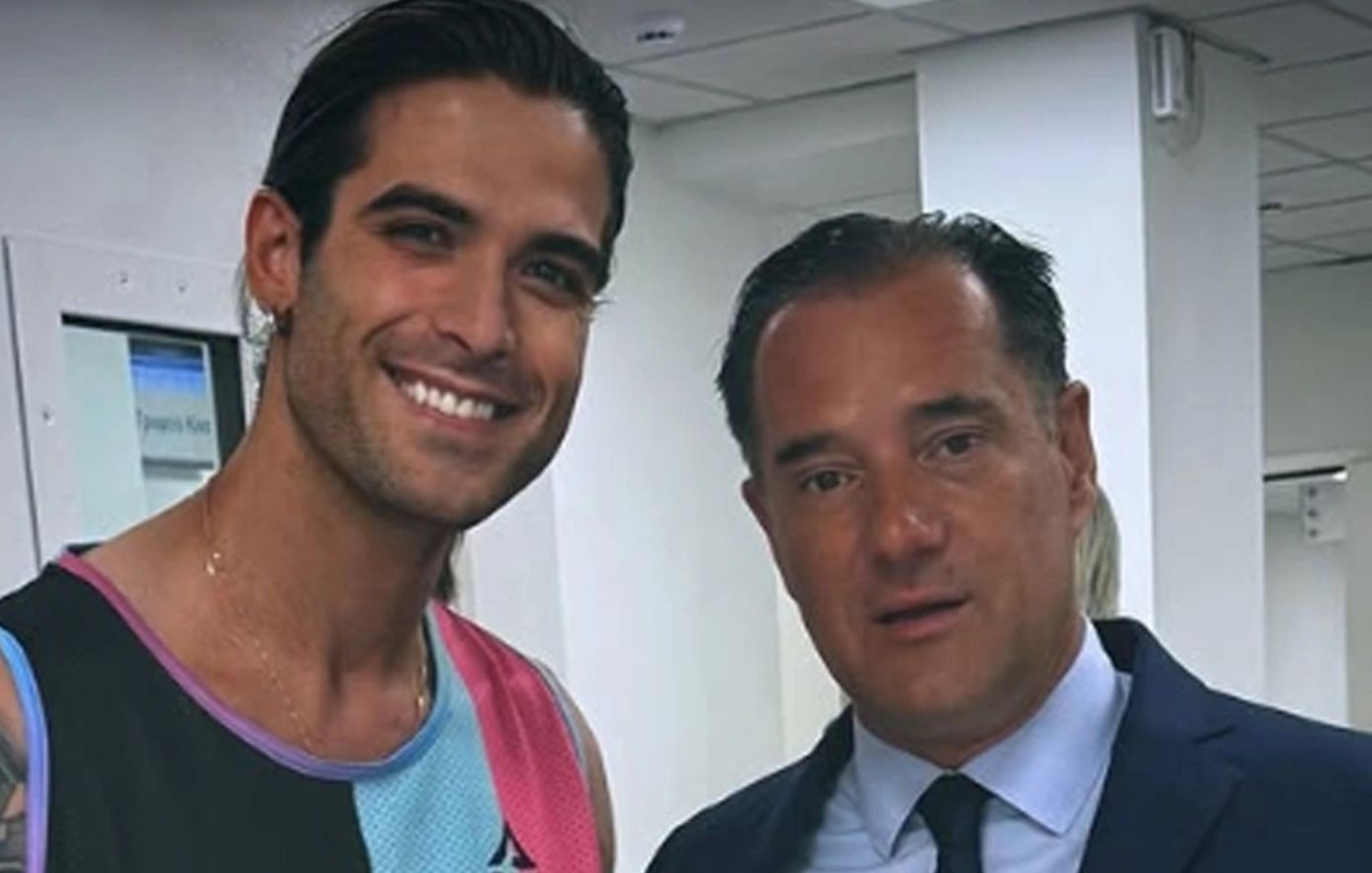 Ο Άρης Μουγκοπέτρος βρέθηκε με τον Άδωνι Γεωργιάδη στο ΚΑΤ