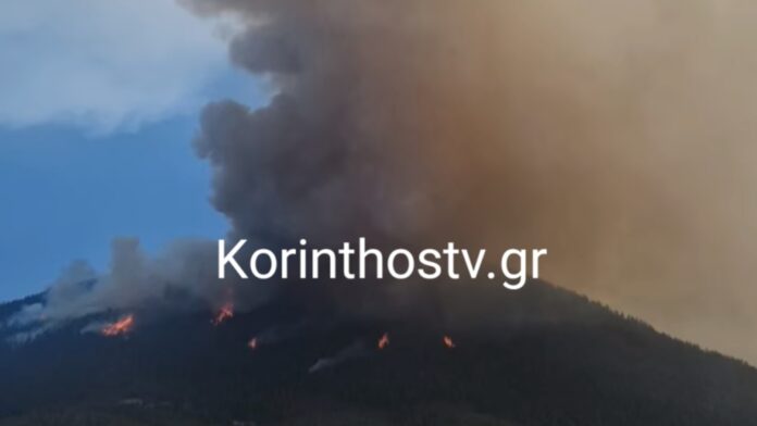 Σημαντική αναζωπύρωση στο Μαυροβούνι Φενεού