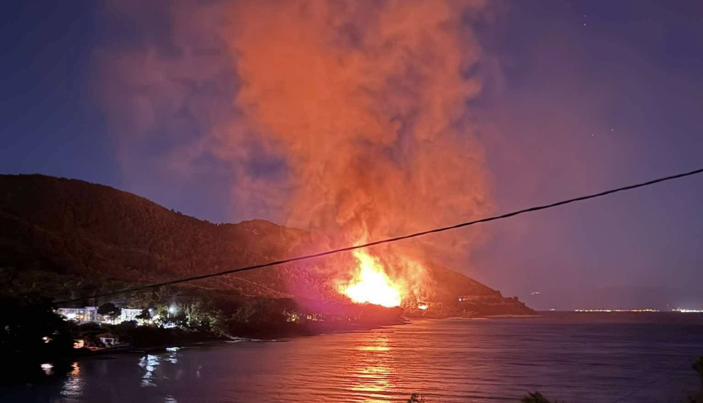 Πυρκαγιά σε δάσος στο Γλυκάδι Θάσου – Καμία απειλή για κατοικίες
