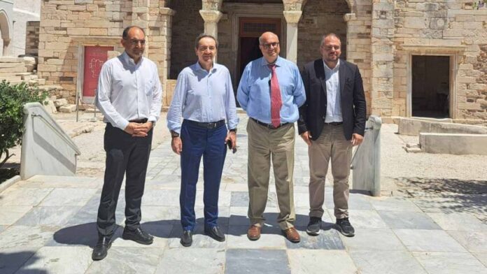 Σύσκεψη με τον Υφυπουργό Δικαιοσύνης για τη στέγαση του νέου Δικαστικού Μεγάρου Πάρου