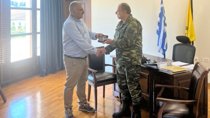 Συνάντηση διοικητή των ΚΑΑΥ Καλών Νερών με τον Δήμαρχο Νοτίου Πηλίου