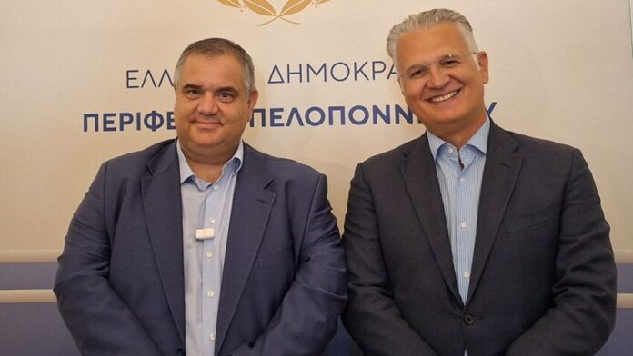 Συνάντηση του Περιφερειάρχη Δ. Πτωχού με τον Αναπληρωτή Υπουργό Β. Σπανάκη
