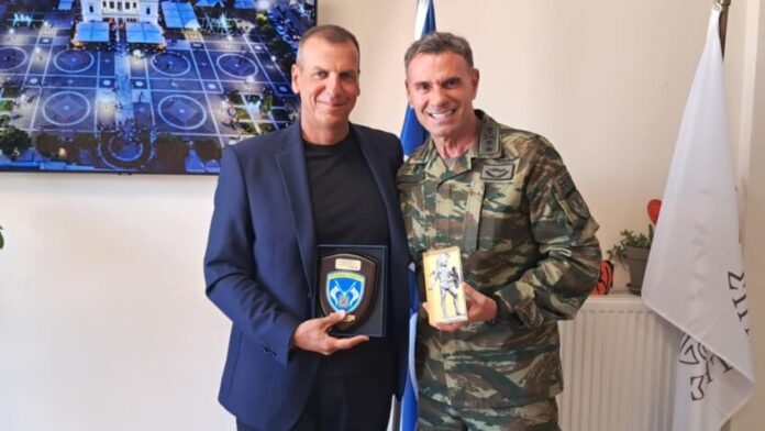 Συνάντηση Δημάρχου Σπάρτης με τον Επικεφαλής της 4ης Μεραρχίας Πεζικού