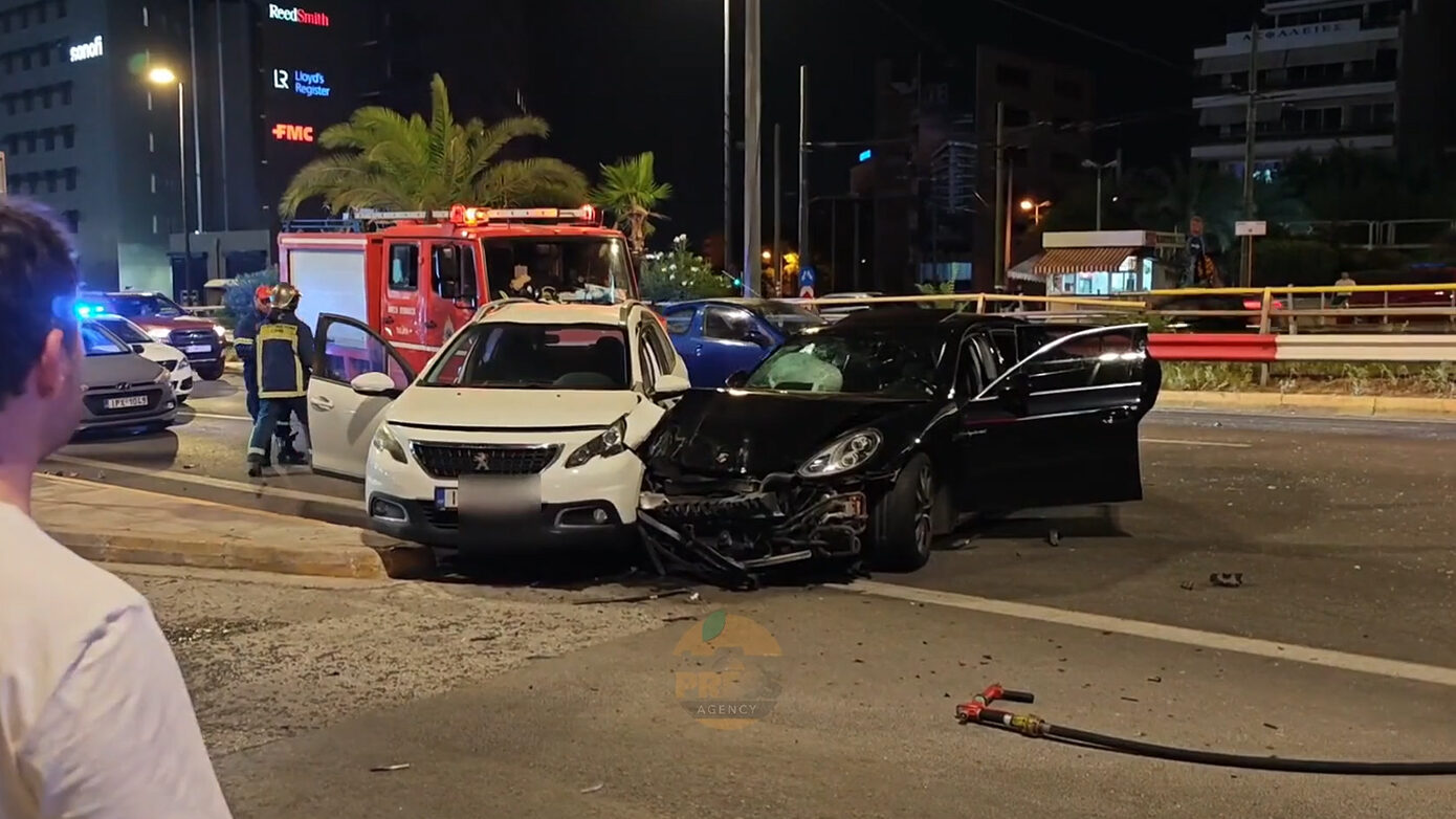 Βίντεο αποκαλύπτει τη στιγμή της καραμπόλας στη Συγγρού – Η προσπέραση και το σοβαρό ατύχημα