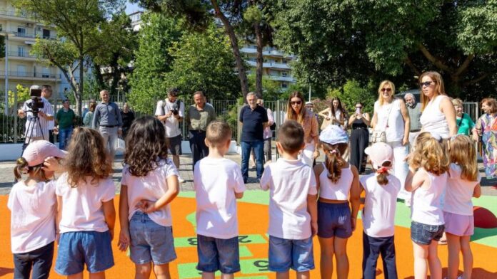 Καινούργια παιδική χαρά στο Πεδίον του Άρεως Θεσσαλονίκης