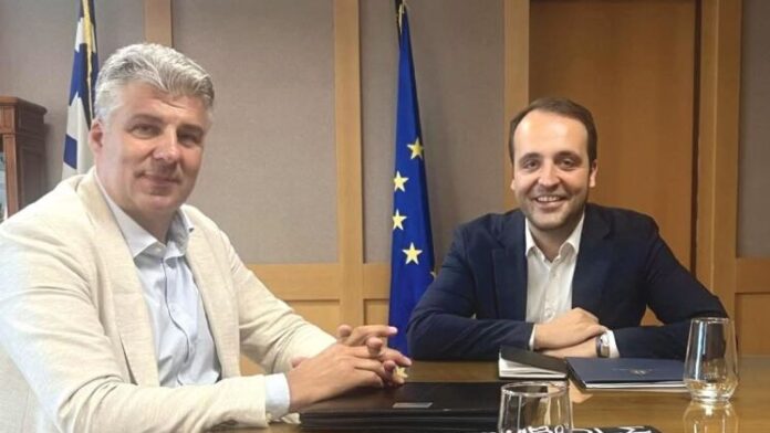 Συνάντηση Χρ. Τοψίδη με Υφυπουργό Ψηφιακής Διακυβέρνησης στην Ανατολική Μακεδονία και Θράκη