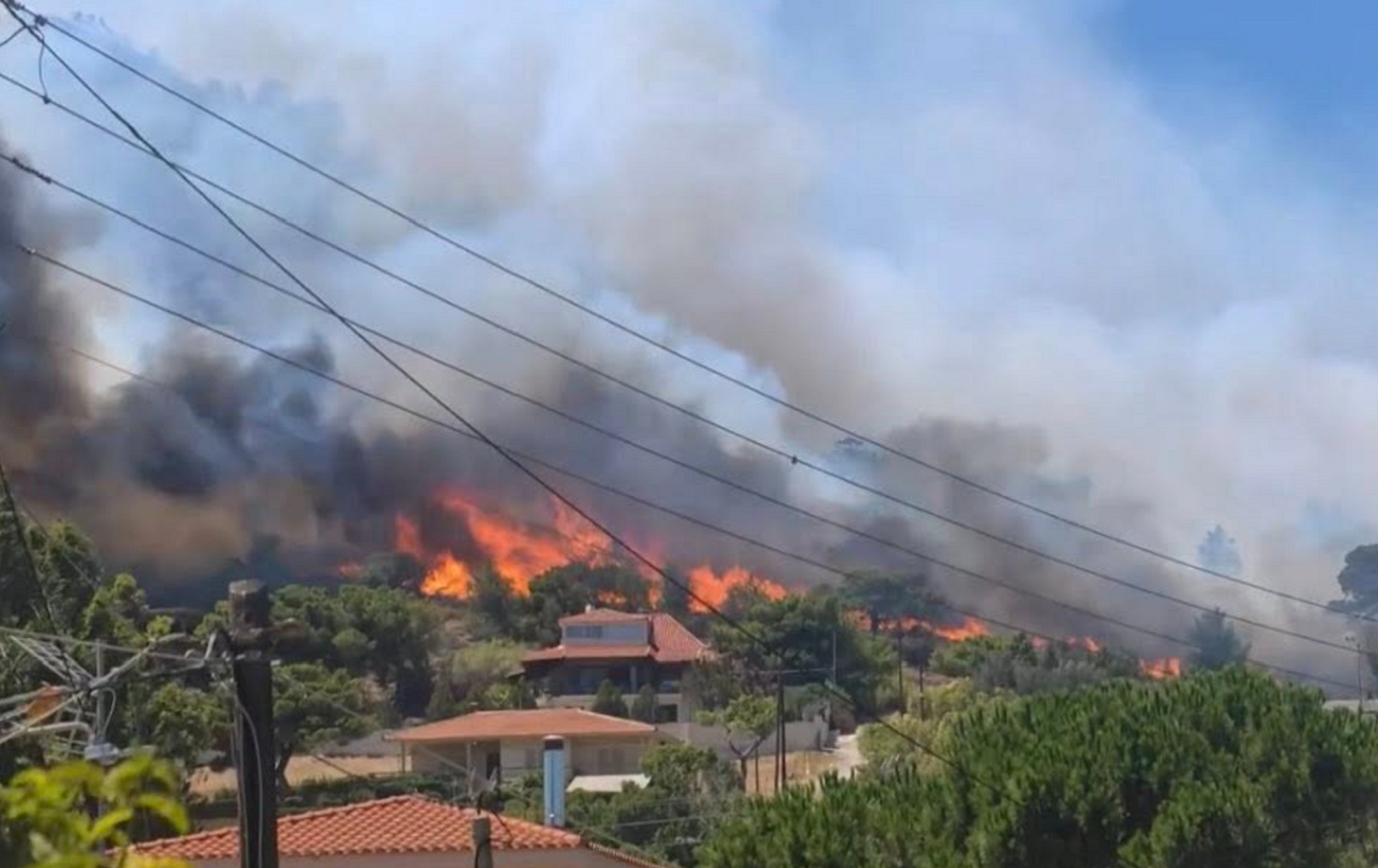 «Τη φωτιά στο Κορωπί 1000% κάποιος την άναψε – Ξεκίνησε από τα σκουπίδια»: Σοκαριστική μαρτυρία