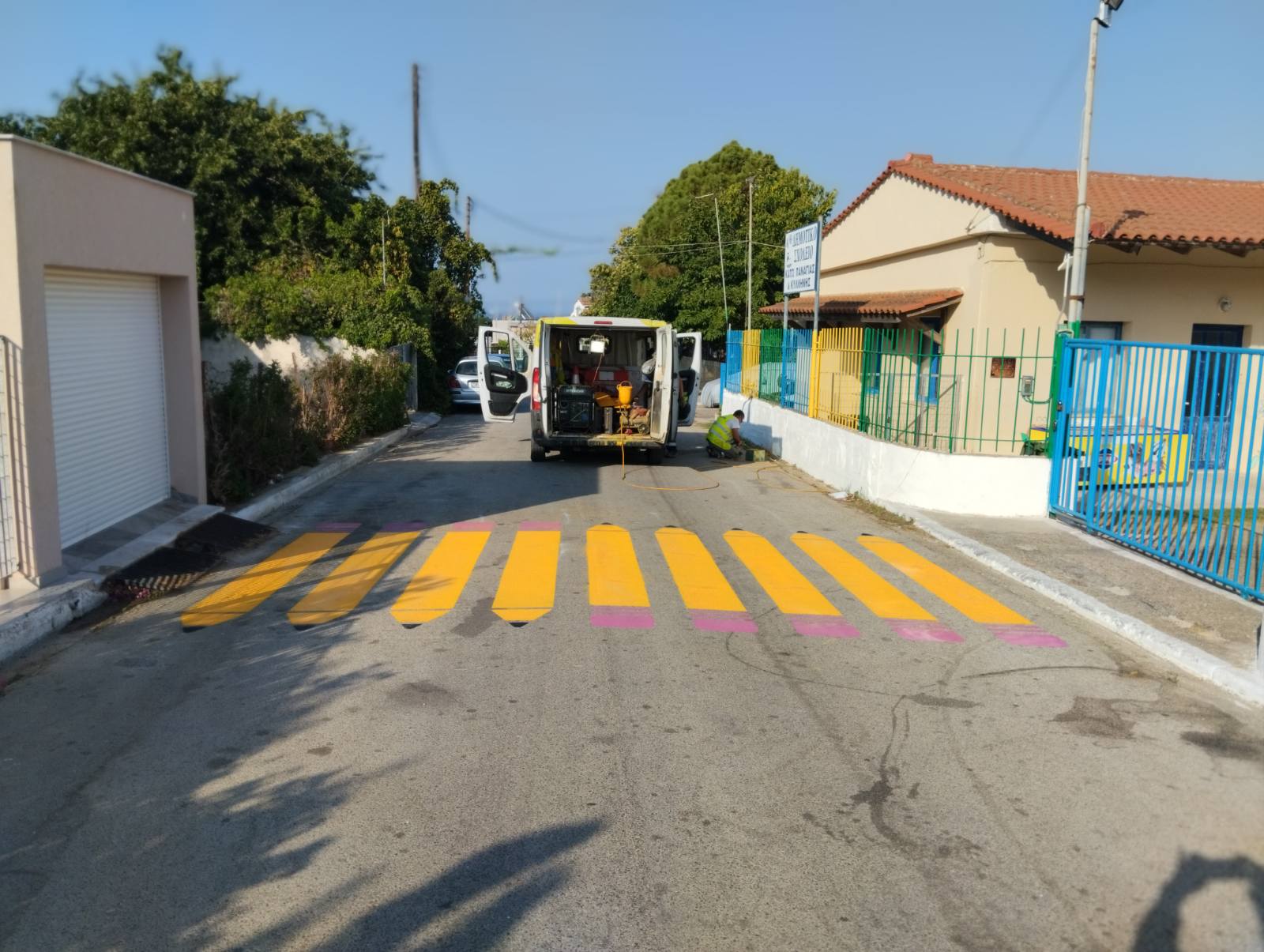 Δ. Ανδραβίδας – Κυλλήνης: Ολοκληρώθηκε το “Safe Roads Project” για ασφαλή διαδρομή προς τα σχολεία