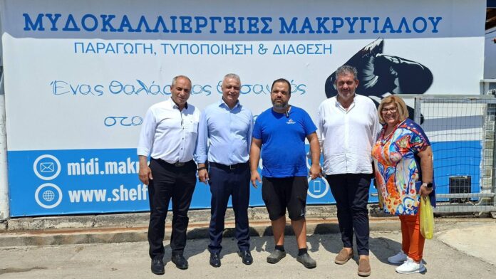 Ο υφυπουργός Ανάπτυξης στον δήμο Πύδνας – Κολινδρού: Επίσκεψη σε τοπικές επιχειρήσεις
