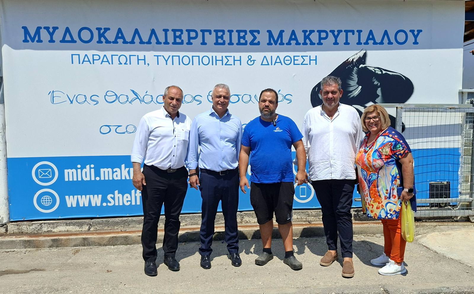 Ο υφυπουργός Ανάπτυξης στον δήμο Πύδνας – Κολινδρού: Επίσκεψη σε τοπικές επιχειρήσεις