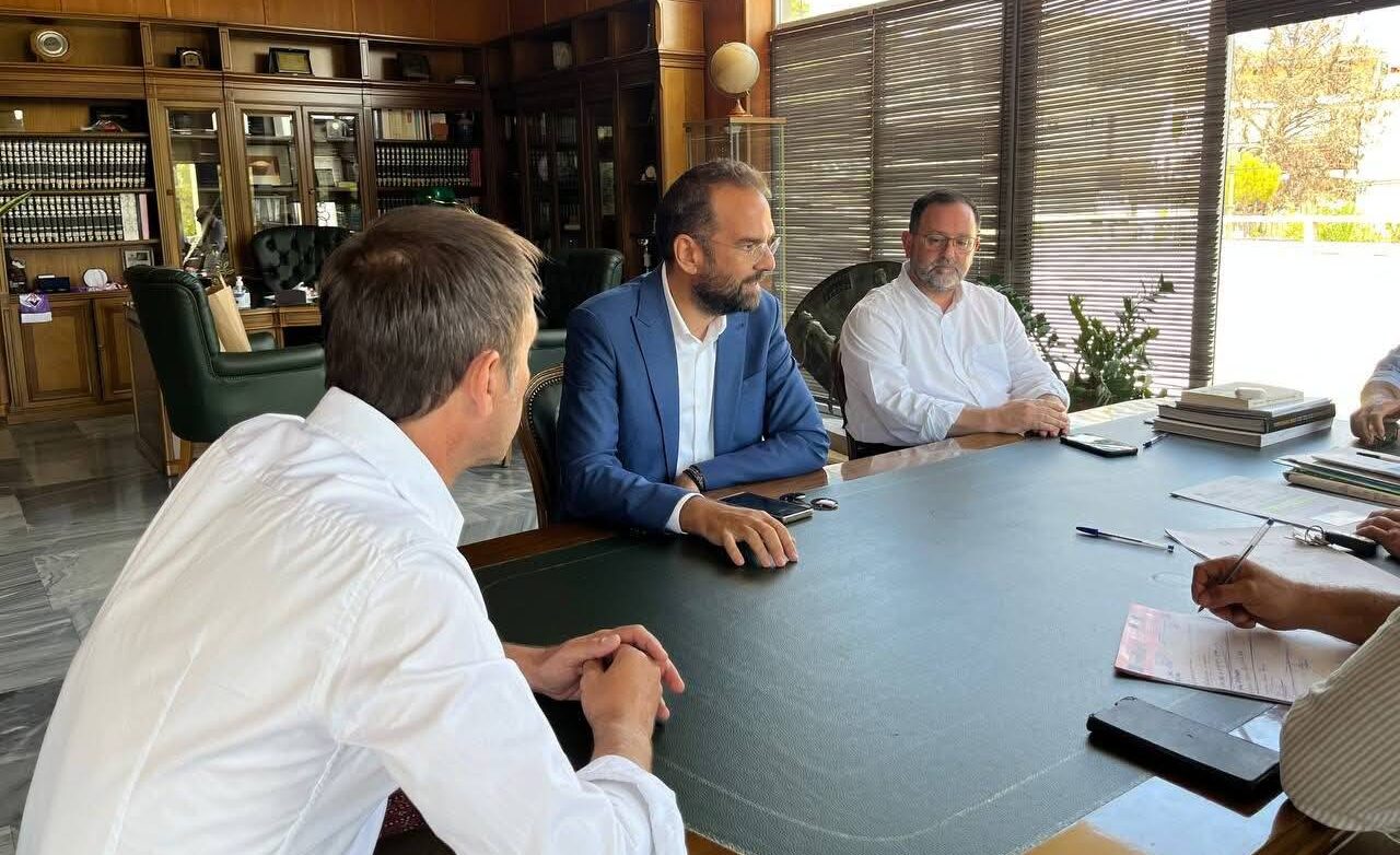 Ο Ν. Φαρμάκης στην Αρχαία Ολυμπία – Συνεργασία με δήμαρχο για γρήγορη αποκατάσταση των ζημιών