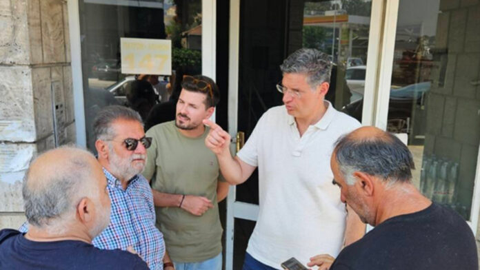 Κλιμάκιο του ΣΥΡΙΖΑ-ΠΣ στις φλόγες της Πάτρας
