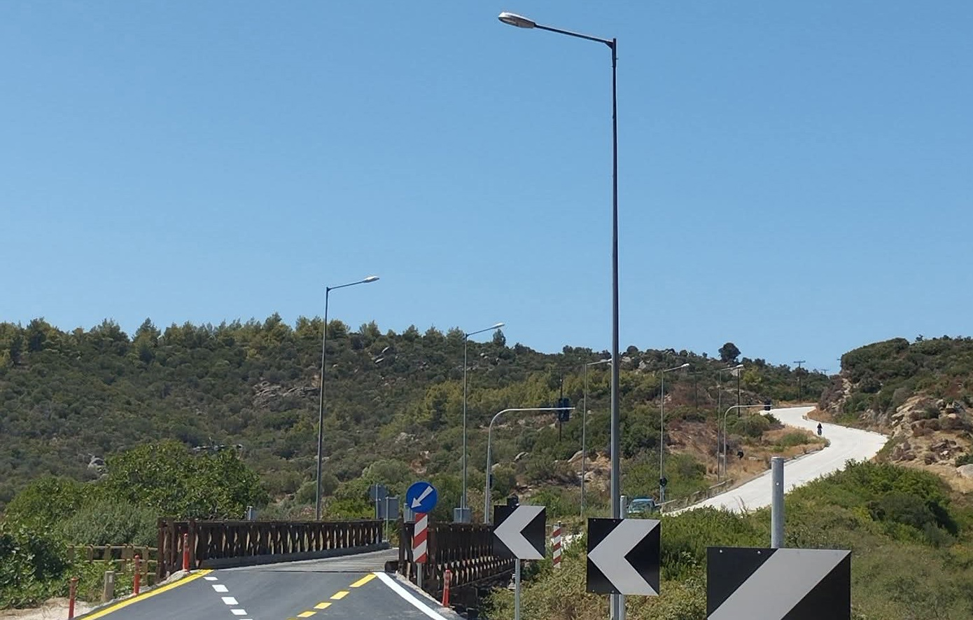 Άνοιξε για το κοινό η προσωρινή γέφυρα Bailey στην Τορώνη Χαλκιδικής